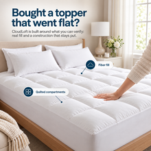 Nubrae™ CloudLoft Mattress Topper