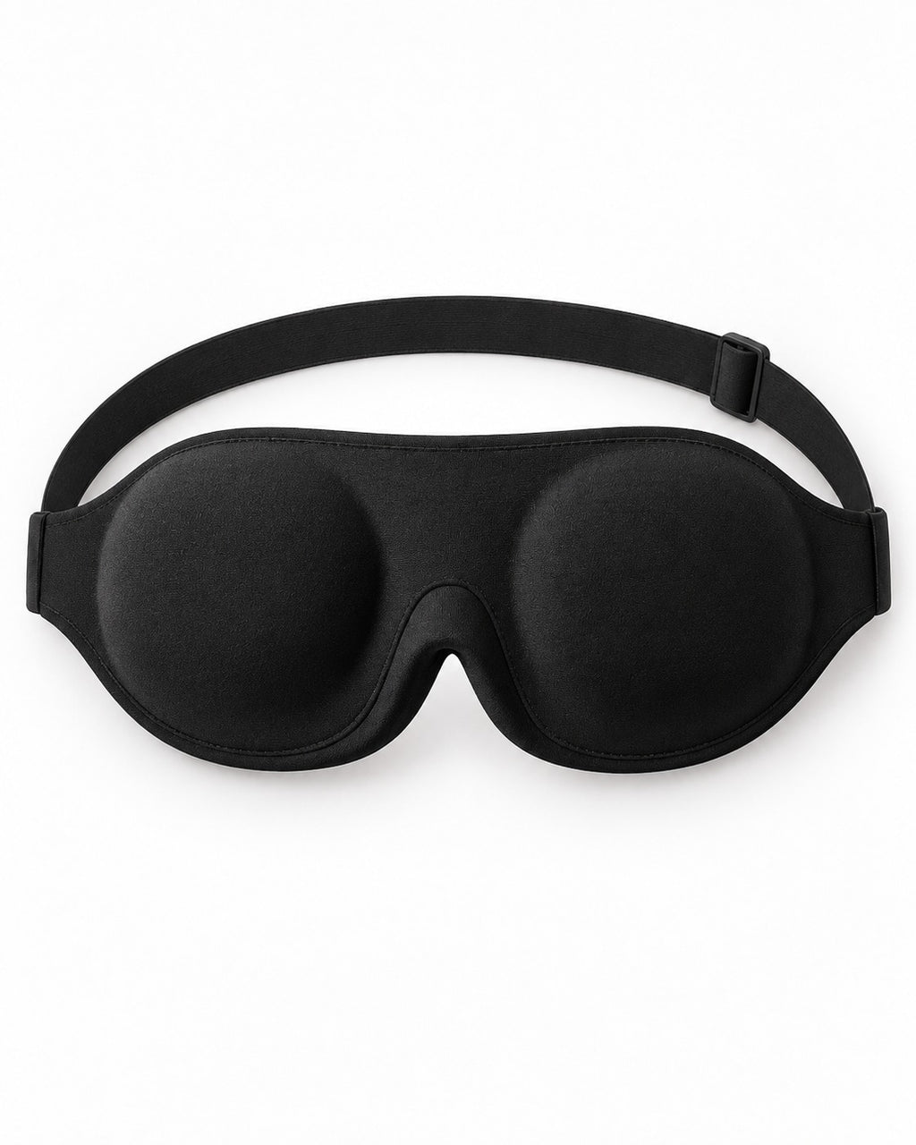 Pillow-Side contoured sleep mask front view