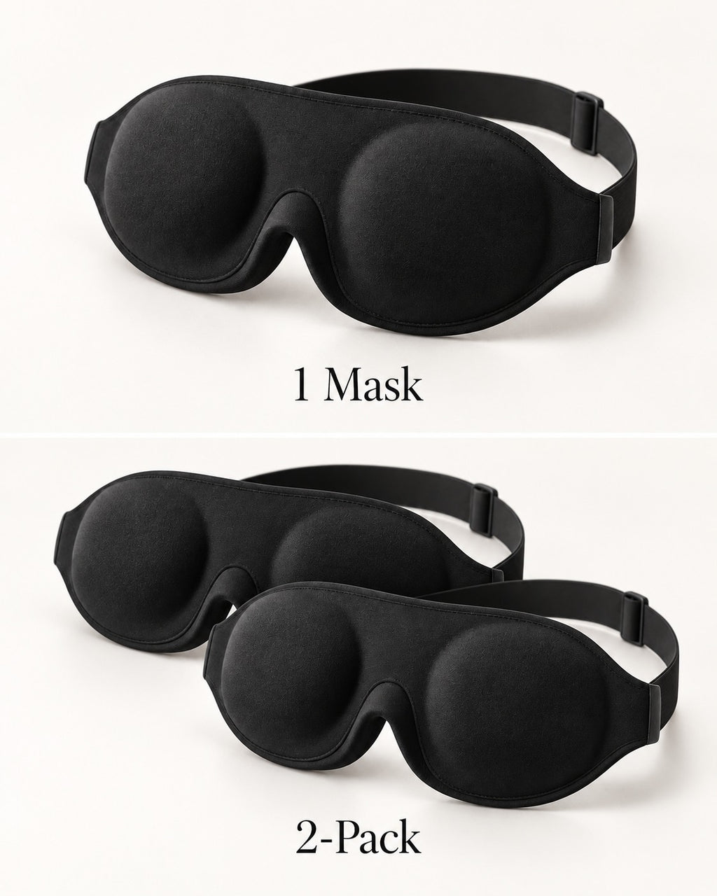 Pillow-Side single mask and two-pack offer